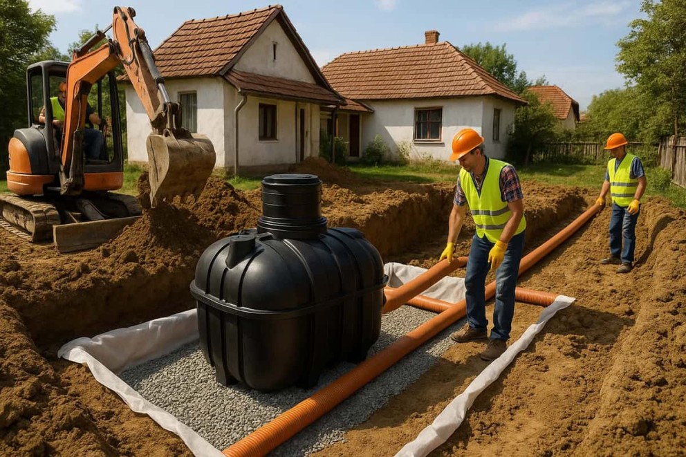 Instalarea și întreținerea unei fose septice Instalarea și întreținerea unei fose septice