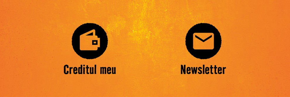 Simbolul creditului meu și simbolul newsletterului