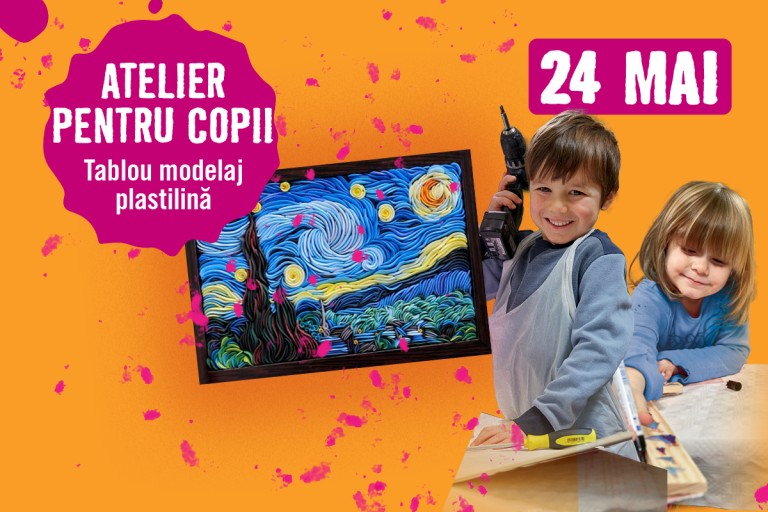 Atelier pentru copii: Tablou modelaj cu plastilină