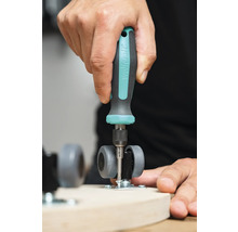 Șurubelniță pentru biți Wolfcraft 1/4", 138 mm