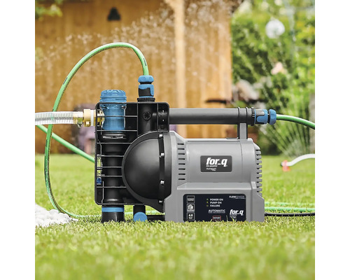 Hidrofor For Q cu furtun pe gazon