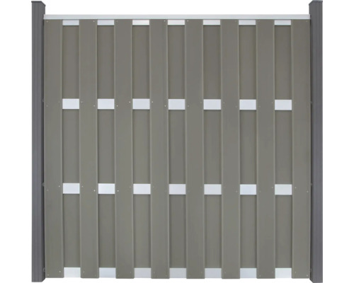 Element de gard din plastic cu structură dreaptă