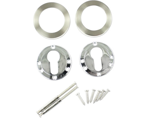 Feronerie de protecție cu rozete și material de fixare