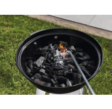 Grătar cu cărbune și aprinzător