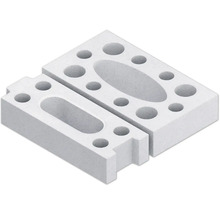 Două blocuri de beton celular cu scobituri
