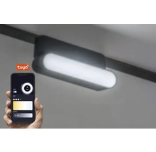 Șină cu lampă LED, controlată de un smartphone cu aplicația Tuya