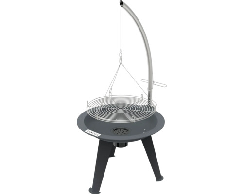 Grătar rotativ cu trepied și grătar de grătar