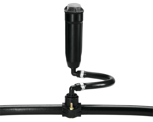 Aspersor retractabil cu racord pentru furtun pentru irigarea grădinii