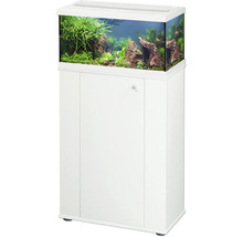 Acvariu cu dulap și decor interior