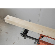 Grindă de lemn pe suport cu role