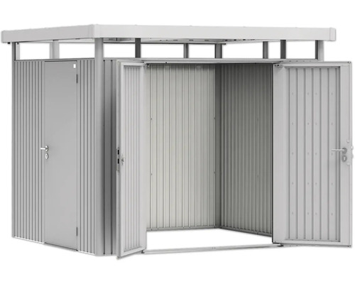 Magazie metalică pentru unelte cu ușă dublă și ușă simplă pentru unelte de grădină