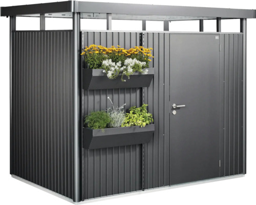 Magazie grădină Biohort HighLine H1 metal ușă standard | HORNBACH