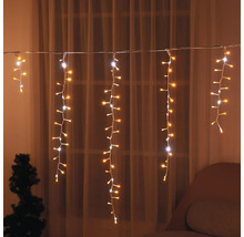 Ghirlandă luminoasă decorativă cu lumini albe calde și albe pentru o atmosferă festivă