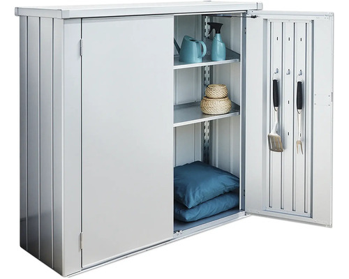 Dulap de grădină cu rafturi și accesorii de grădinărit