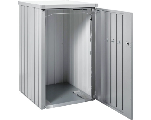 Cutie metalică deschisă pentru pubele, pentru depozitarea deșeurilor