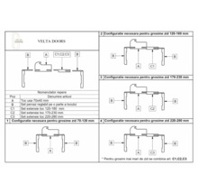 Instrucțiuni de montaj Velta Doors pentru rame de uși și accesorii