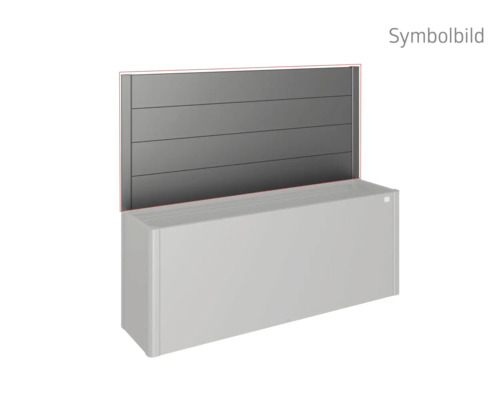 Paravan de confidențialitate cu jardiniere ca imagine simbol