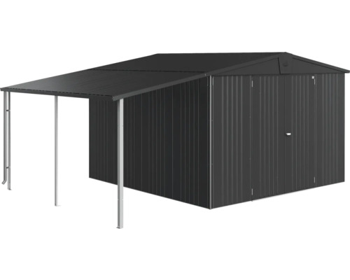 Magazie de scule cu copertină pentru unelte și scule de grădină