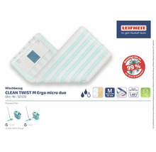 Lavetă de șters Leifheit Clean Twist M Ergo micro duo
