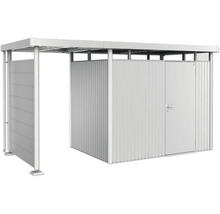 Cabină de grădină metalică cu ușă glisantă și ușă laterală