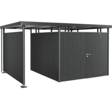 Magazie de grădină cu ușă glisantă și acoperiș