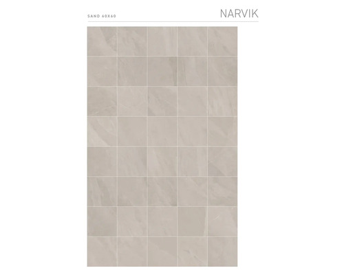 Model de gresie Narvik Sand, 60x60 cm