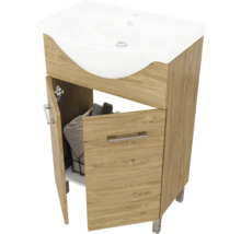 Dulap de bază pentru lavoar cu compartiment deschis și ușă