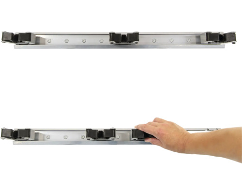 Profil din aluminiu cu role pentru montaj flexibil