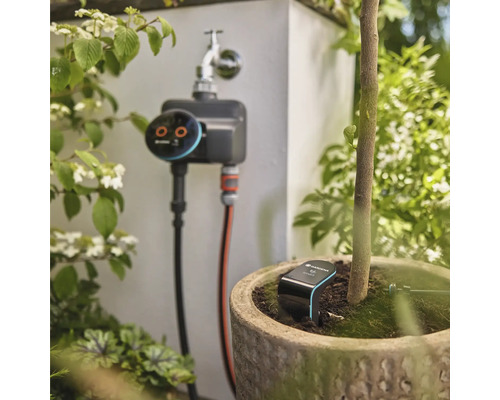 Sistem Gardena Smart Water Control cu senzor pentru irigarea grădinii