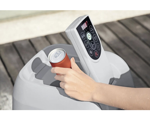 Suport pentru băuturi pentru jacuzzi cu panou de control și cutie de băutură