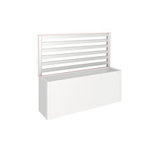 Jardinieră cu spalier metalic