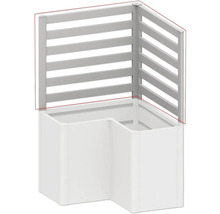 Jardinieră supraînălțată cu spalier din plastic