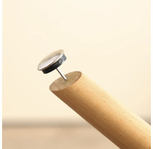 Glisor de mobilă cu știft de lemn