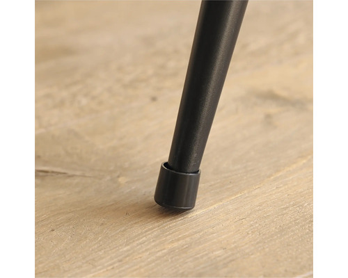 Imagine detaliată a unui picior de mobilă cu protecție pentru podea