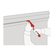 Aplicarea etanșantului cu o mistrie pentru rosturi