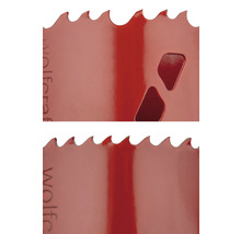 Vizualizare detaliată a unui ferăstrău circular cu dinți