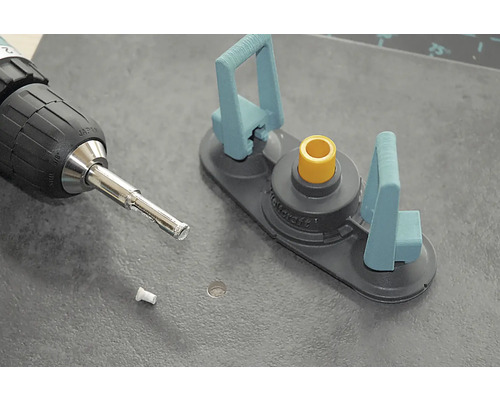 Burghiu carotier cu mașină de găurit și ghidaj