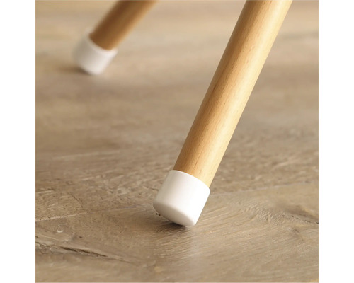 Picior de scaun din lemn cu alunecător pentru mobilă