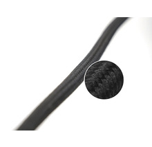 Cablu textil cu prim-plan al structurii textile