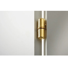 Balamală din alamă pe o ușă