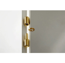 Balama de ușă de culoare alama pentru fixare pe o ușă