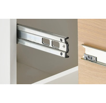 Pereche de șine metalice pentru sertare în mobilier