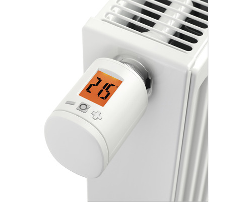 Termostat digital pentru calorifer montat pe calorifer