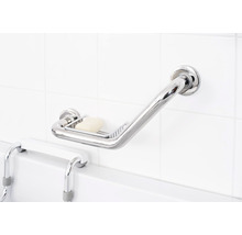 Bară sprijin unghiulară pentru persoane cu dizabilități RIDDER Sam crom