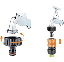 Conector robinet pentru montare pe un robinet