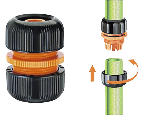 Conector furtun de grădină cu instrucțiuni de asamblare