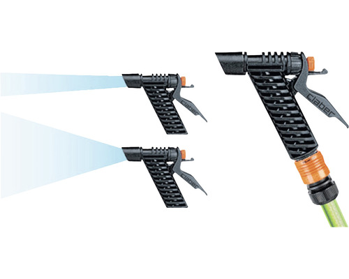 Pistol de pulverizare cu impulsuri Claber cu racord pentru furtun și jet de apă