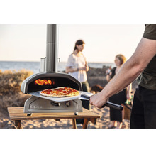 Cuptor pizza cu peleți Ooni Fyra 12 oțel 74x41 cm argintiu/negru portabil-thumb-2 Cuptor pizza cu peleți Ooni Fyra 12 oțel 74x41 cm argintiu/negru portabil-thumb-2