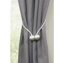 Legătoare draperie Flex-S cu magnet, alb, 48 cm, set 2 buc.