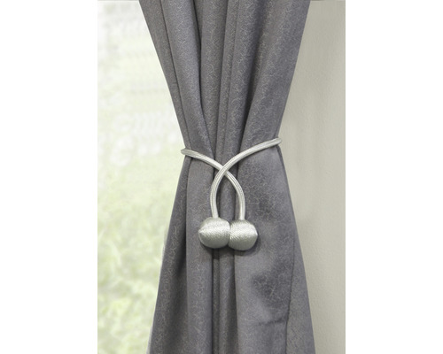 Cortină gri cu rejansă